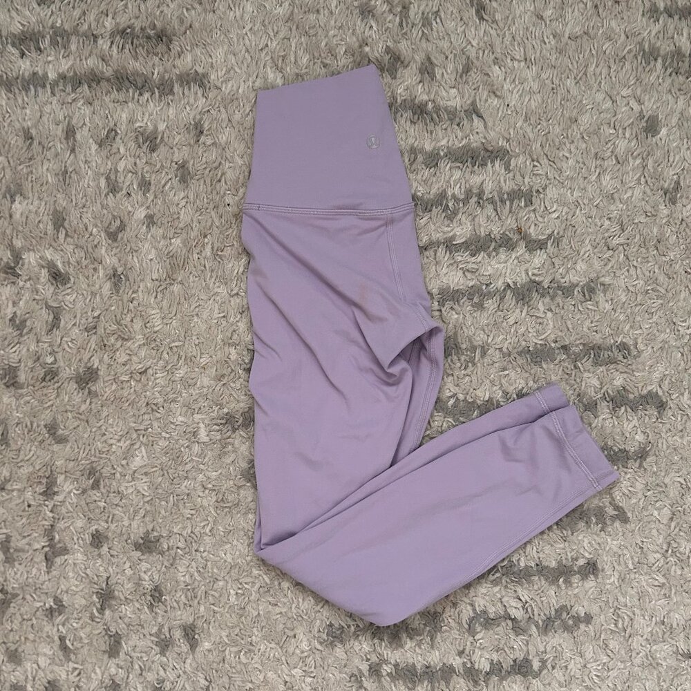 *3 for $15* Lululemon align leggings, lilac ether, size 2